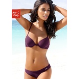 bruno banani Push-Up-Bikini Damen bordeaux Gr.36 Cup B, bordeau, , 11350704-36 Cup B