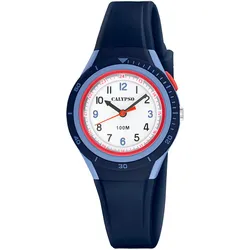 Quarzuhr CALYPSO WATCHES "My First Watch", blau (dunkelblau), Armbanduhren, Kinder, Armbanduhr, Kinderuhr, analog