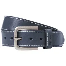 GARDEUR Ledergürtel blau 100 cm