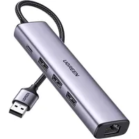 UGREEN USB 3.0 Hub, 5in1 Adapter Gigabit