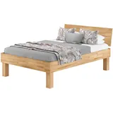 Erst-Holz Doppelbett Buche Massivholz Seniorenbett Zubehör wählbar V-60.81-14ohne Zubehör