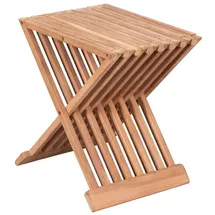 Mr. Deko Beistelltisch 32 x 40 x 50 cm Beige/Braun