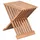 Mr. Deko Beistelltisch 32 x 40 x 50 cm Beige/Braun