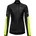 Herren Women Shirt langarm black/neon yellow