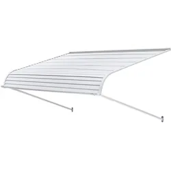 VEVOR Fenstermarkise Türvordach Sonnenschutz Überdachung Markise 152,4x106,6x51cm