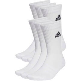 adidas Cushioned Sportswear Crew Socks 6er Pack white-black 43-45