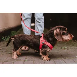 Hunter Verstellbare Führleine Round & Soft Love, rot