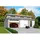 Lasita Maja Blockgarage »Hawaii«, BxT: 820 x 579,6 cm (Außenmaß), Holz - grau