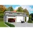 Lasita Maja Blockgarage »Hawaii«, BxT: 820 x 579,6 cm (Außenmaß), Holz - grau