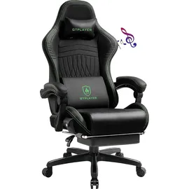 GTPLAYER Gaming-Stuhl Kunstleder Grün