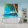 Relaxdays Duschvorhang Tropical 180 x 200 cm mehrfarbig
