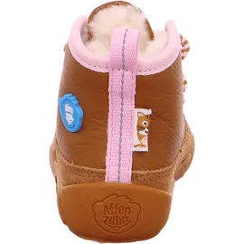Affenzahn Winterschuh Leder Easy für Kinder, braun, Größe 28 EU