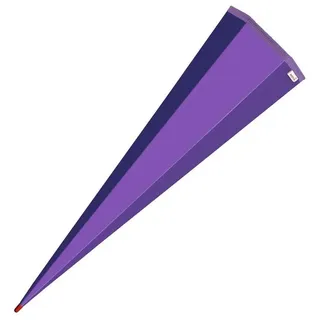 ROTH Schultüte 85cm eckig Basteltüte lila