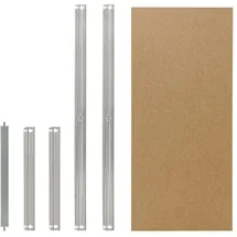shelfplaza HOME 100x60 cm Fachboden-Set in verzinkt für HOME Schwerlastregale