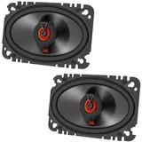 JBL Club 6422F 2-Wege Autolautsprecher Set von Harman Kardon - 120 Watt Ovale KFZ Auto Lautsprecher Boxen 100 x 152 mm | 10 x 15.2 cm | 4x6 Oval Koax