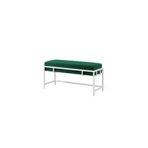 Möbel Kraft Polsterbank Grün 80 x 45 x 35 cm