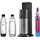 Sodastream Duo schwarz + Glaskaraffe + PET-Flasche + Zylinder