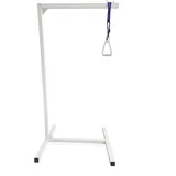 FabaCare Bettgalgen freistehend bis 130 kg Körpergewicht | mobiler Galgen für normales Bett, Krankenbett, Pflegebett | Aufrichthilfe, Bettgriff, Bettaufrichter mit Trapezgriff