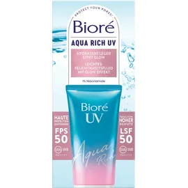 Bioré Aqua Rich Gesichtssonnenschutz Fluid LSF 50 50 ml