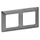 Legrand Abdeckrahmen 754152 Inoxgrau