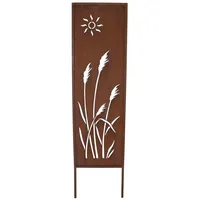 Dekoleidenschaft Gartenstecker Schilf 117 cm Braun