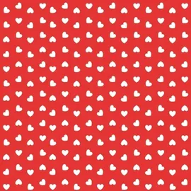 sovie HOME Tischdecke Love 80 x 80 cm Rot