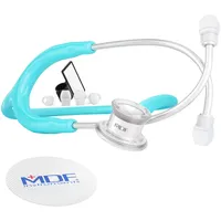 MDF Instruments MD One - Premium Zweikopf-Stethoskop aus rostfreiem Stahl für Säuglinge und Neugeborene - Pastellblau (MDF777I-03)