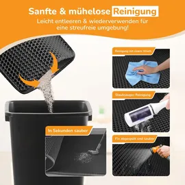 linuma Katzentoilette XXL Schwarz