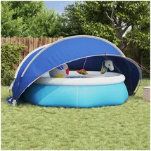 vidaXL Pool-Dome Grün 405 x 405 x 192 cm