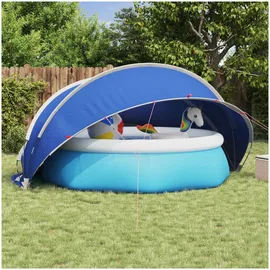 vidaXL Pool-Dome Grün 405 x 405 x 192 cm