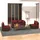 vidaXL 4-tlg. Garten-Lounge-Set mit Auflagen braun