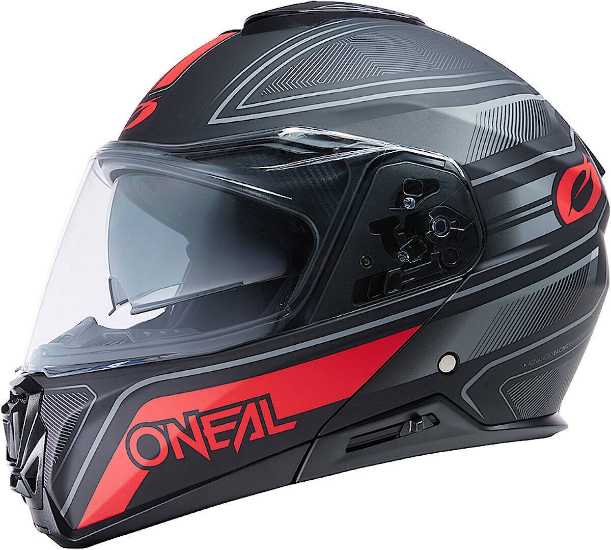 Oneal MSeries String V.22 Klapphelm, schwarz-rot, Größe S für Männer