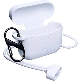 OEM Apple Airpods Pro 3, 3mk Silikon-airpods-hülle, Weiß