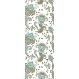 Queence Vinyltapete Gates 90x300 cm 90 g weiß 34193