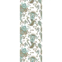 Queence Vinyltapete Gates 90x300 cm 90 g weiß 34193