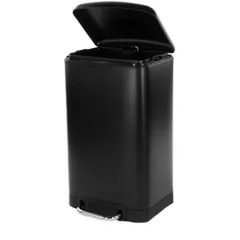 5 five simply smart 5five simply smart Mülleimer "ariane" 20l aus schwarzem metall - Schwarz