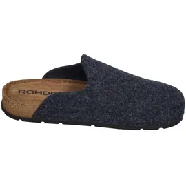 ROHDE Herren Pantoffel Memoryfußbett Hausschuh recycelter Softfilz H.Soave 6751, Größe:46 EU,