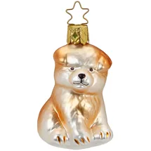 INGE-GLAS Christbaumschmuck Welpe 7cm Inge-Glas