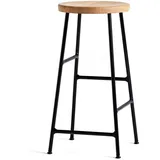 HAY Cornet Barhocker 65 cm Eiche geölt / Schwarz