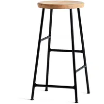 HAY Cornet Barhocker 65 cm Eiche geölt / Schwarz