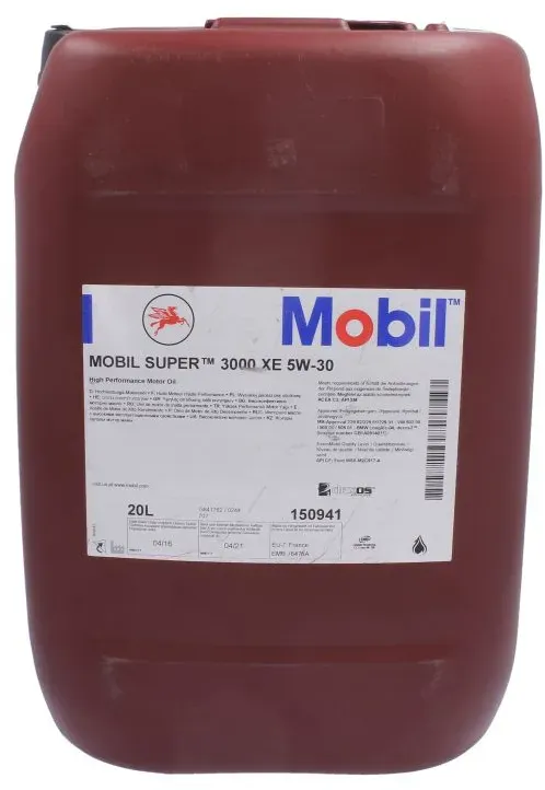 Huile moteur MOBIL SUPER 3000 XE 5W30 20L