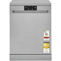 Exquisit GSP59114-451D Geschirrspüler (freistehend, 598 mm, Silber)