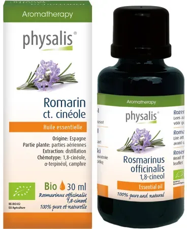 Physalis Ätherisches Öl Rosmarin Cineol Bio Flasche 30ml