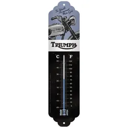 Thermometer Triumph Motorcycle blue