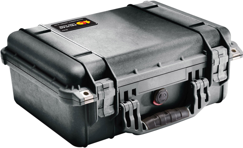 Koffer mit Schaumstoff Peli 1450 Protector Case Schwarz