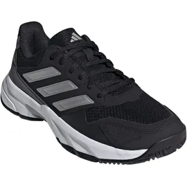 adidas Courtjam Control 3 Core Black/Silver Metallic/Grey four