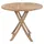 Lex Gartentisch Klapptisch Ø 90 x 74 cm Teak
