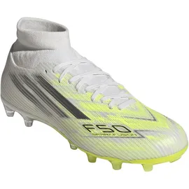 adidas F50 Sparkfusion League Mid Cut FG/AG Herren Cloud White/Iron Metallic/Hi-Res Yellow 43