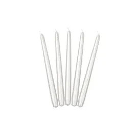 Partydeco Spitzkerze 24 cm 10 St. perlmutt