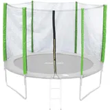 Jawinio Trampolin-Sicherheitsnetz Trampolin-Zubehör Ersatzteile 10FT/305cm grün